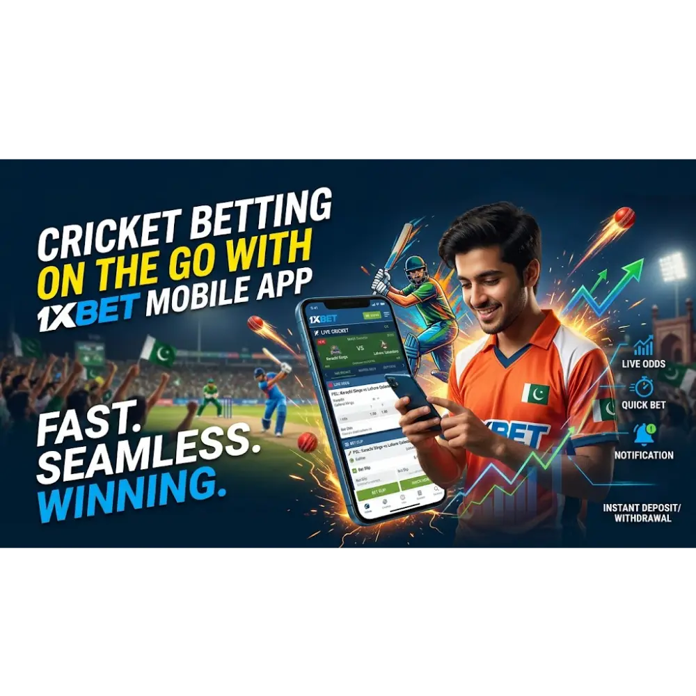 Cricket Betting on the Go with 1xBet Mobile App
