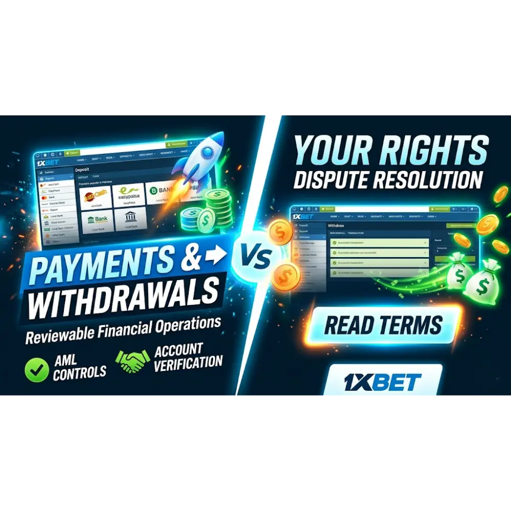 Payments, Withdrawals, Your Rights and Dispute Resolution
