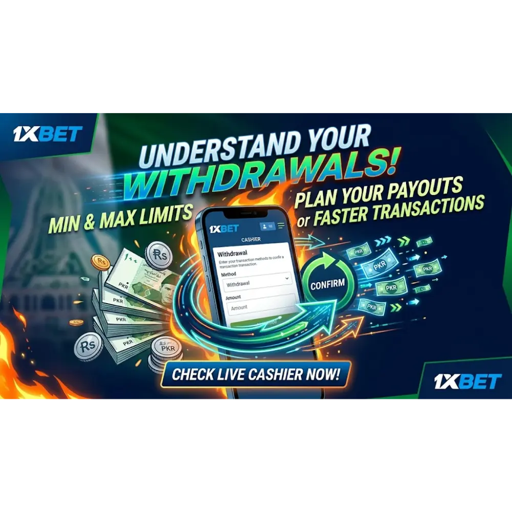 1xBet Withdrawal Limits and Minimum Amounts